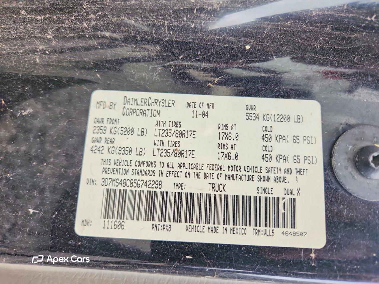 Dodge RAM 2005
