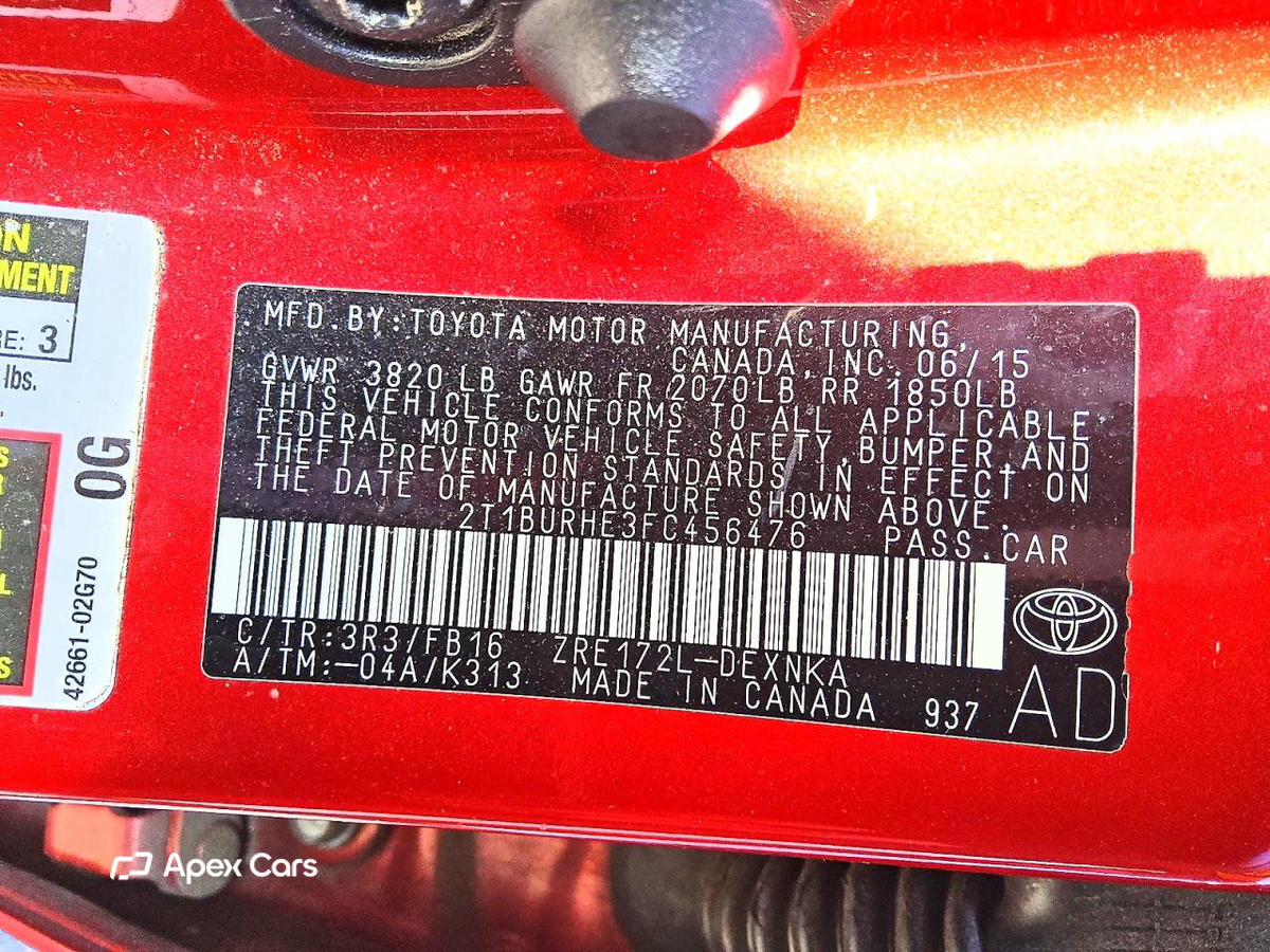 Toyota Corolla 2015
