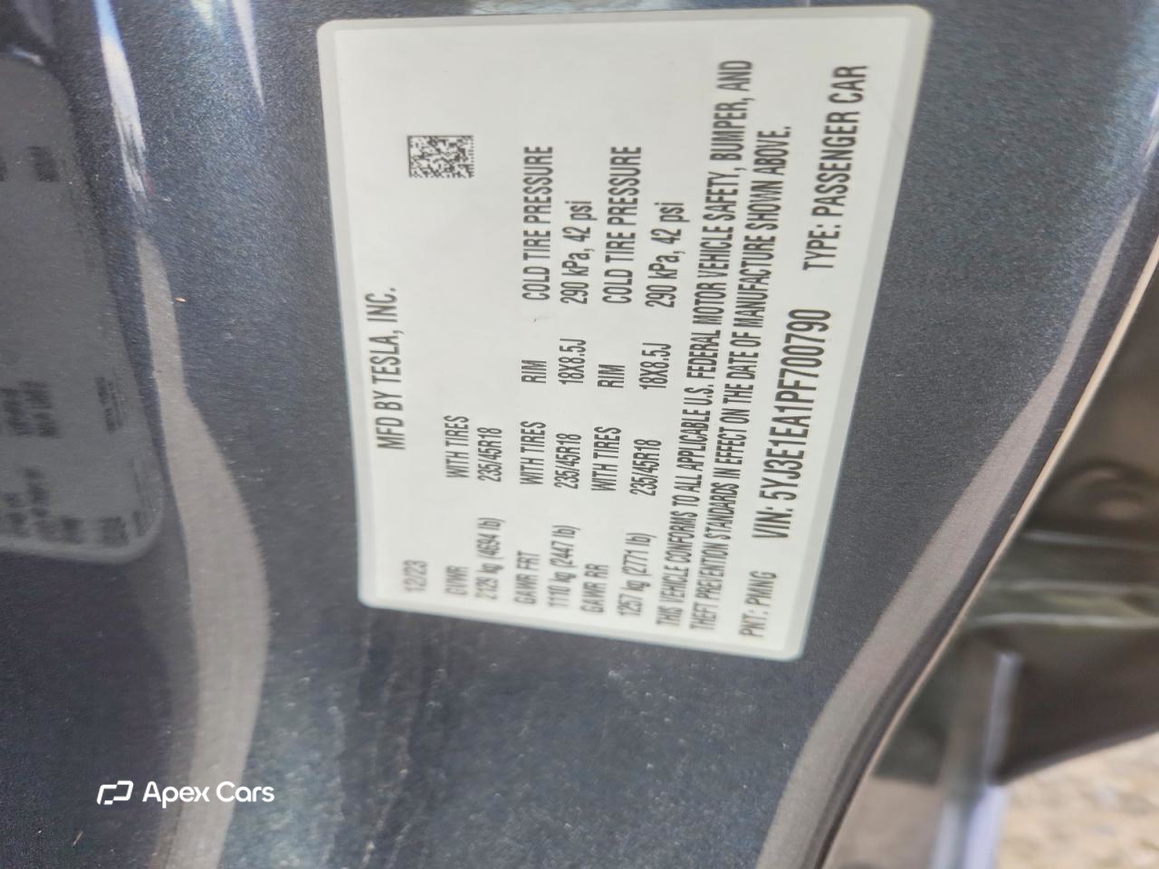 Tesla Model 3 2023