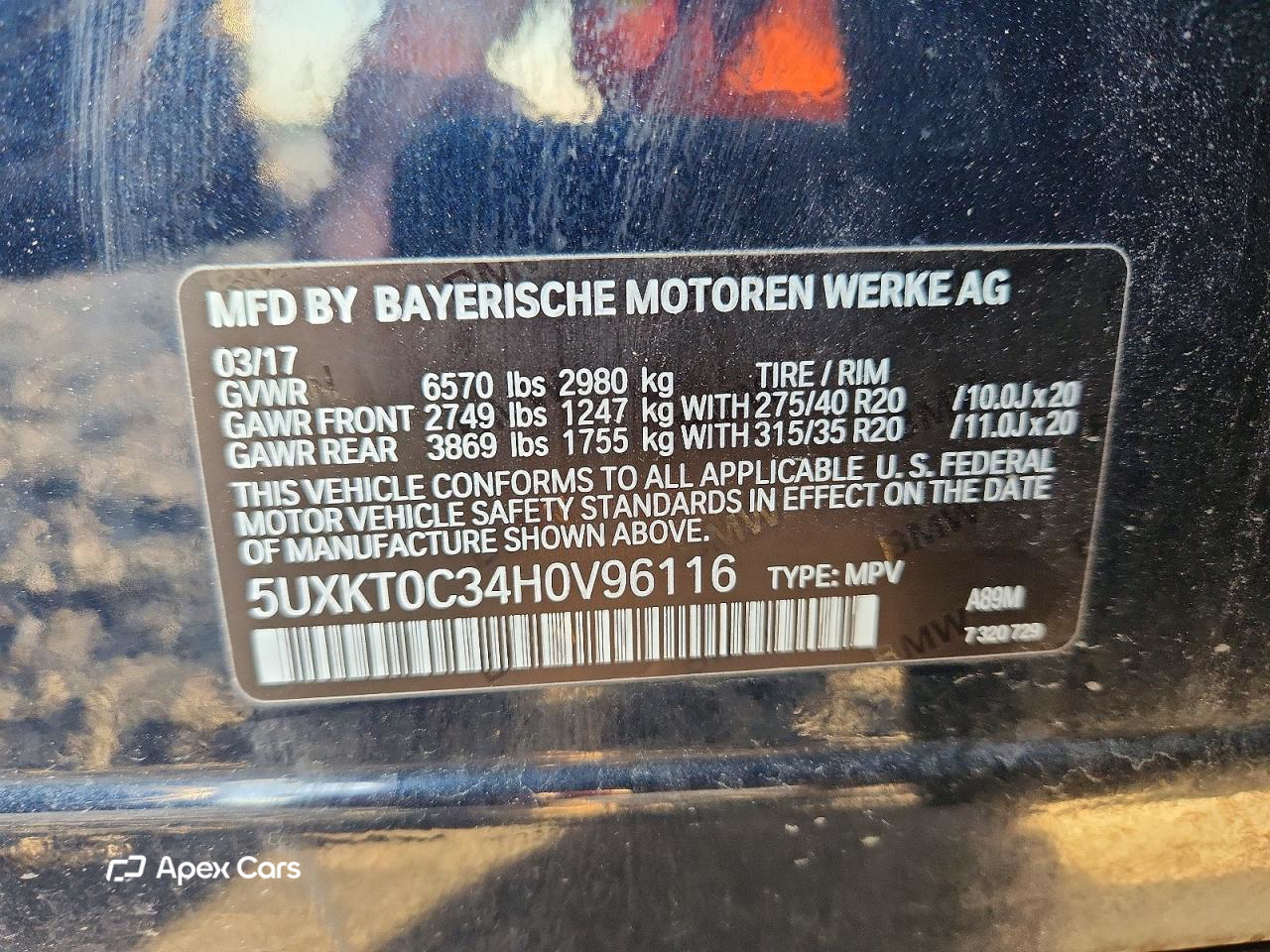 BMW X5 2017