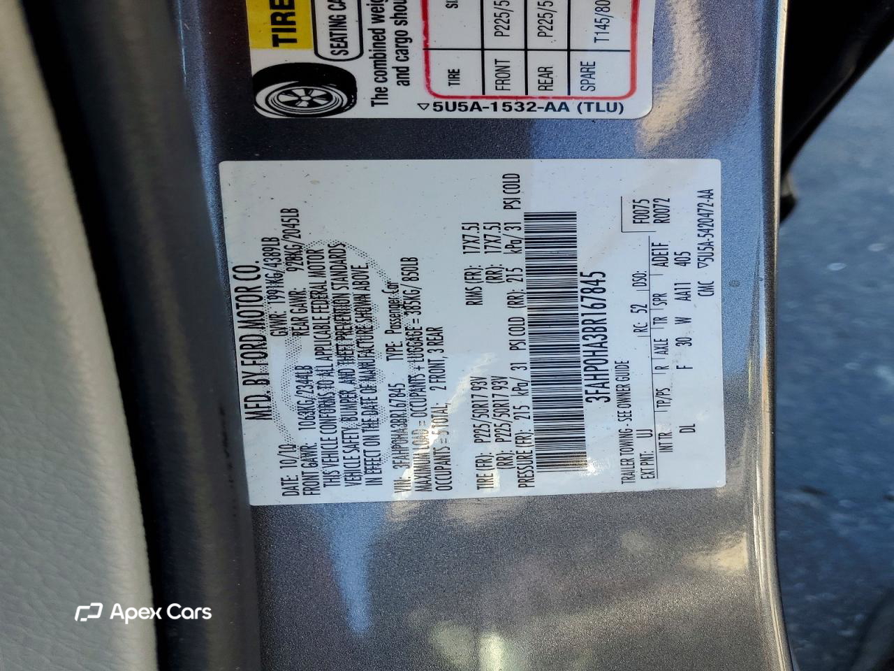 Ford Fusion 2011