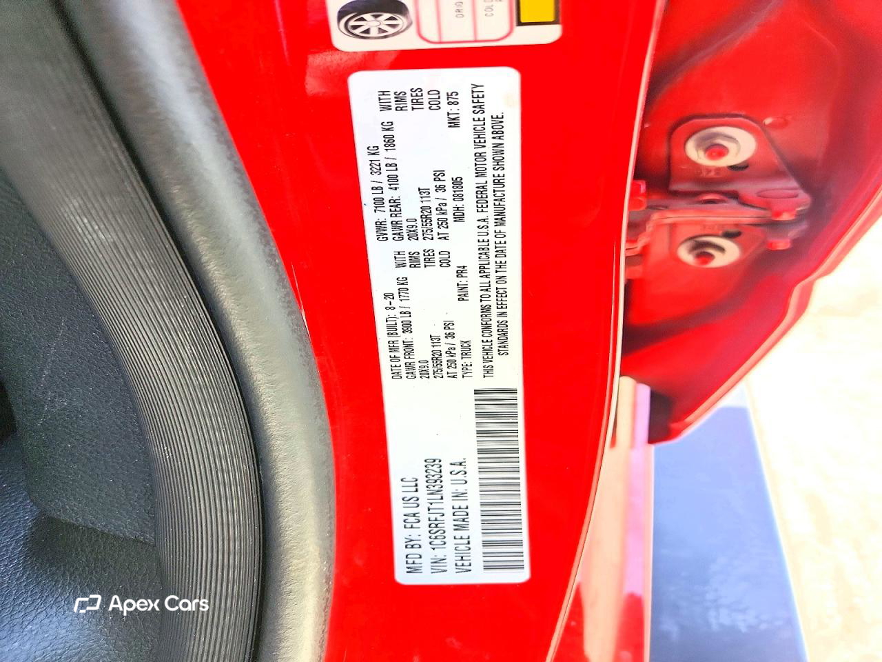 RAM 1500 2020