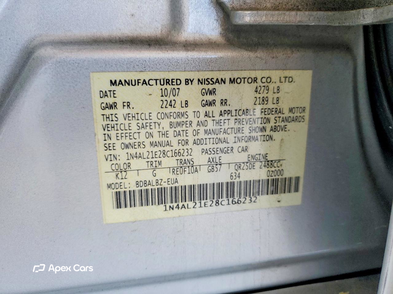 Nissan Altima 2008