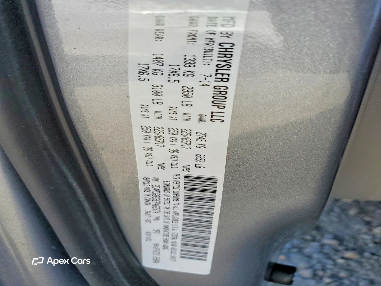 Dodge Caravan 2014