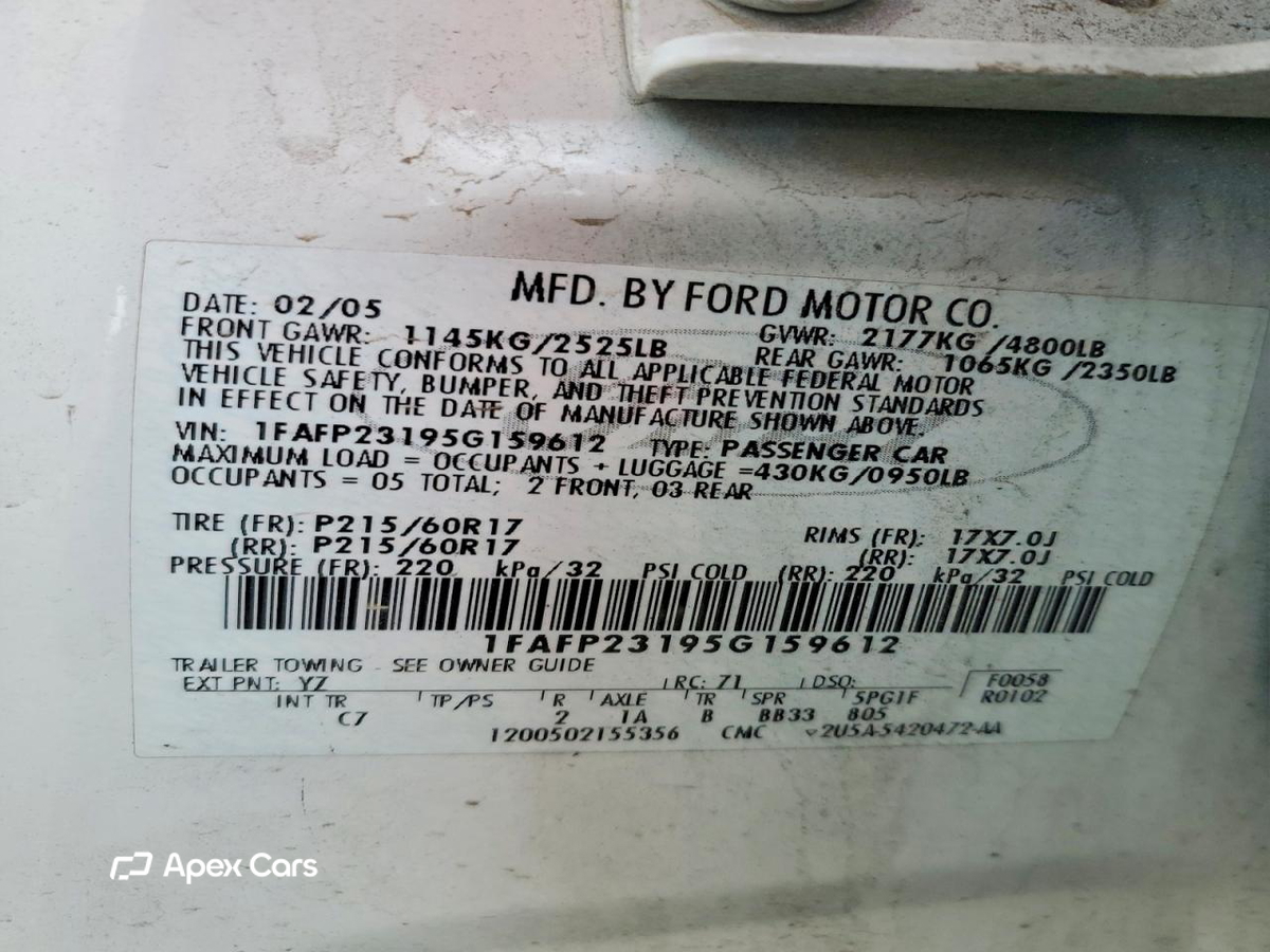 Ford Five Hundred 2005
