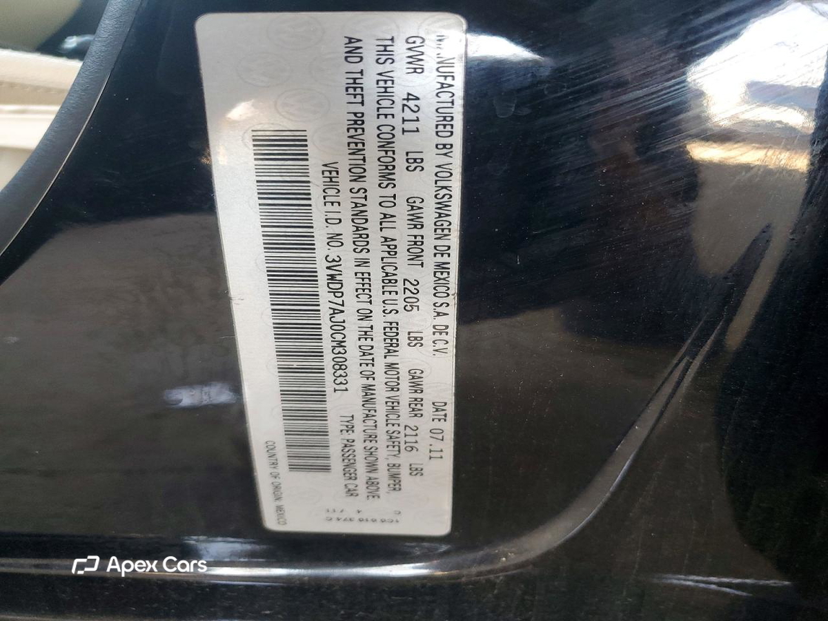 Volkswagen Jetta 2012