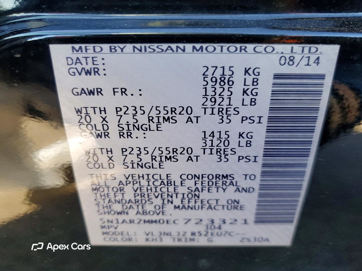Nissan Pathfinder 2014