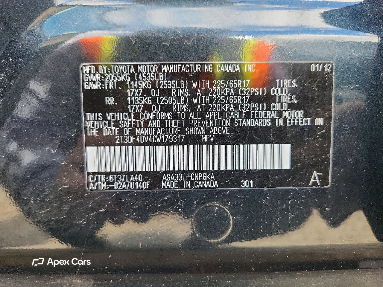 Toyota RAV 4 2012
