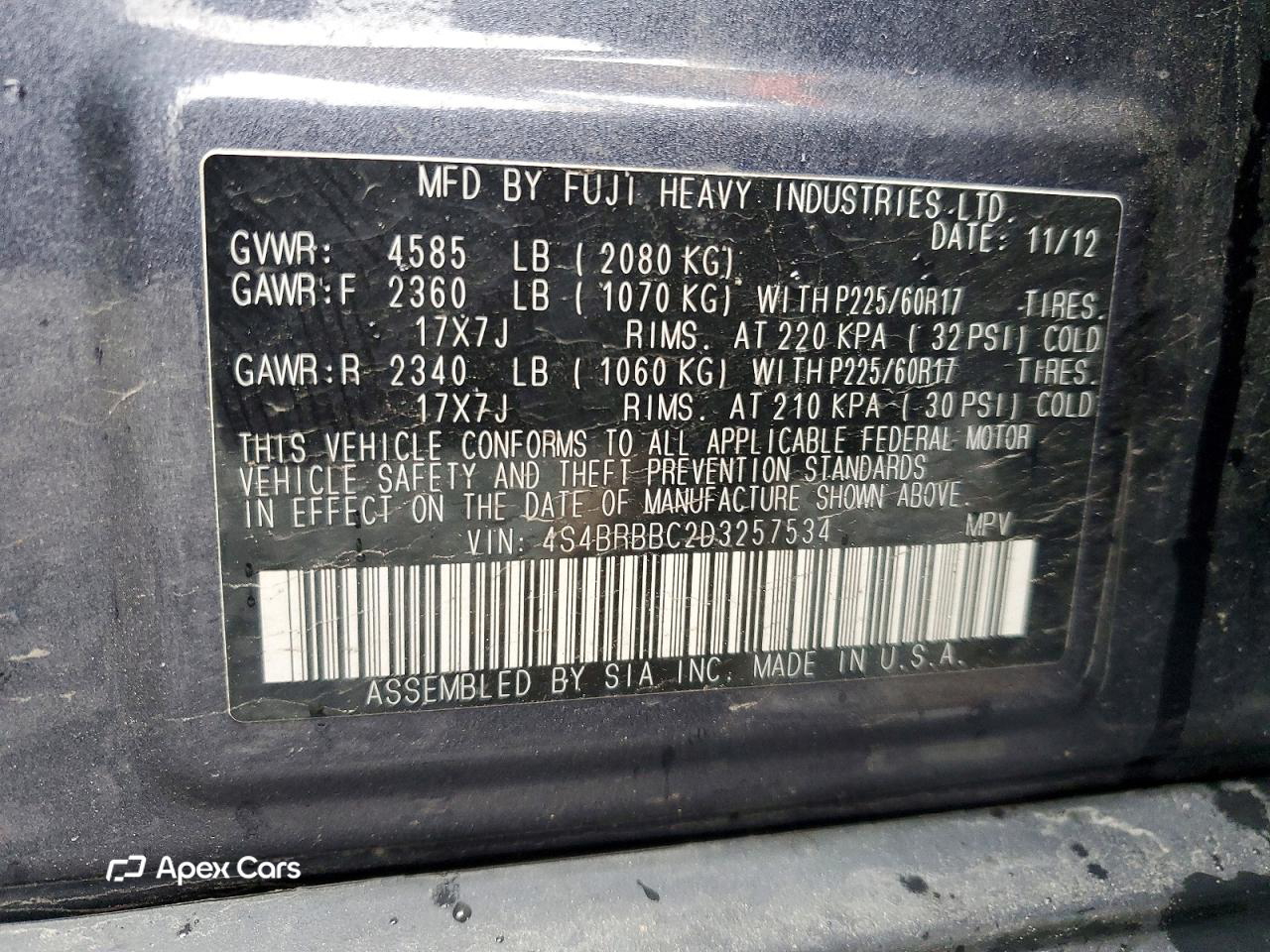 Subaru Outback 2013
