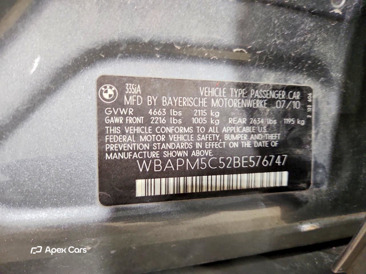 BMW Series 3 2011