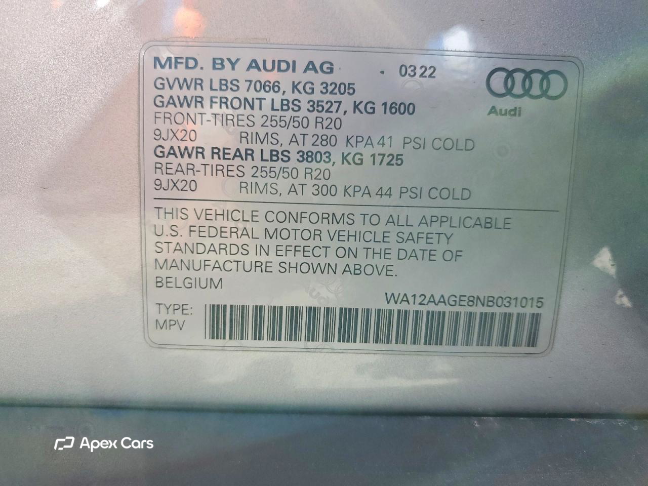 Audi e-tron 2022