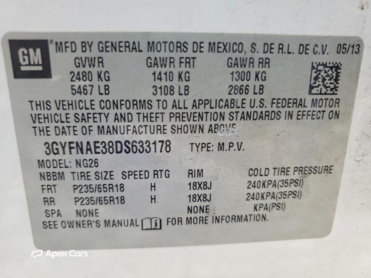 Cadillac SRX 2013