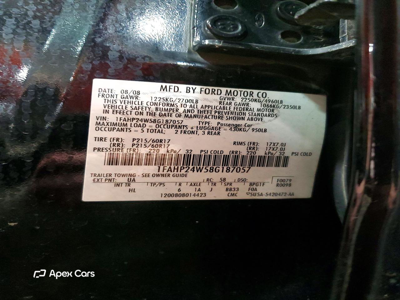 Ford Taurus 2008