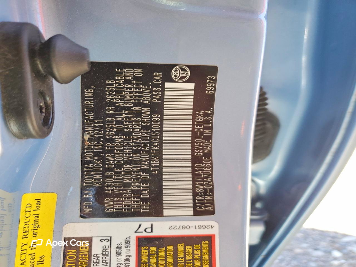 Toyota Camry 2012