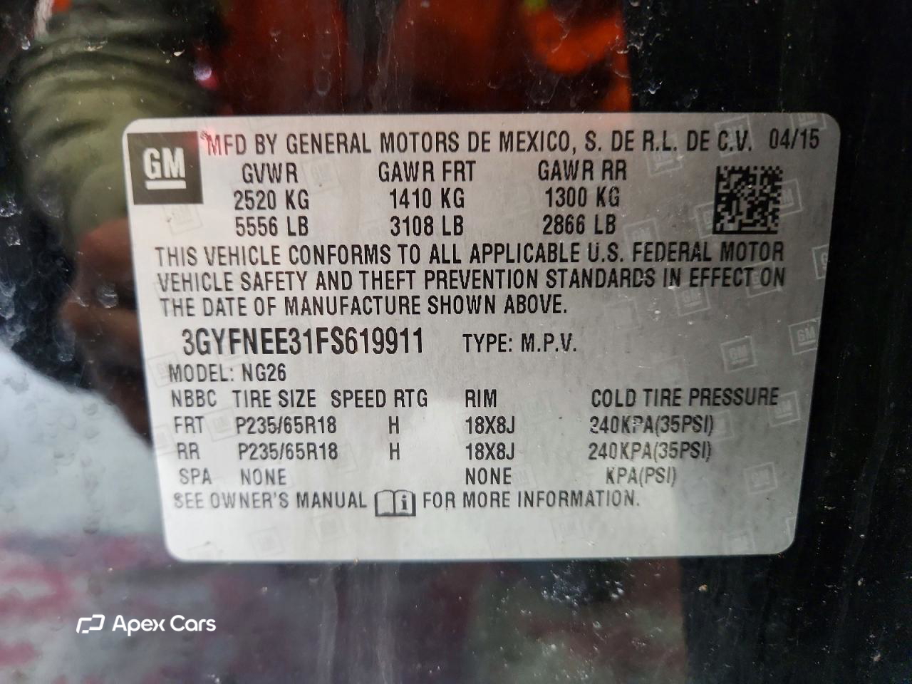 Cadillac SRX 2015