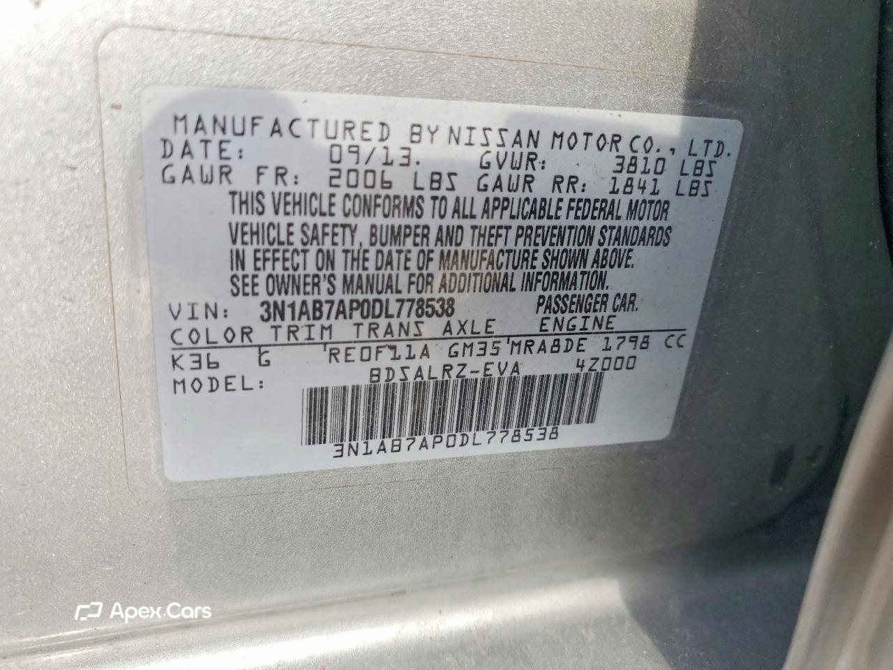 Nissan Sentra 2013