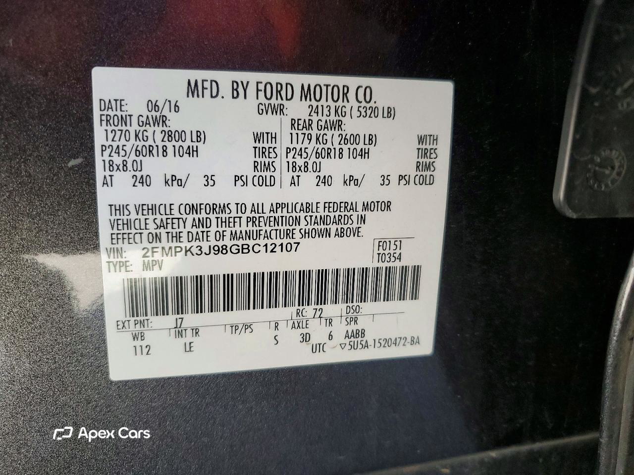 Ford Edge 2016
