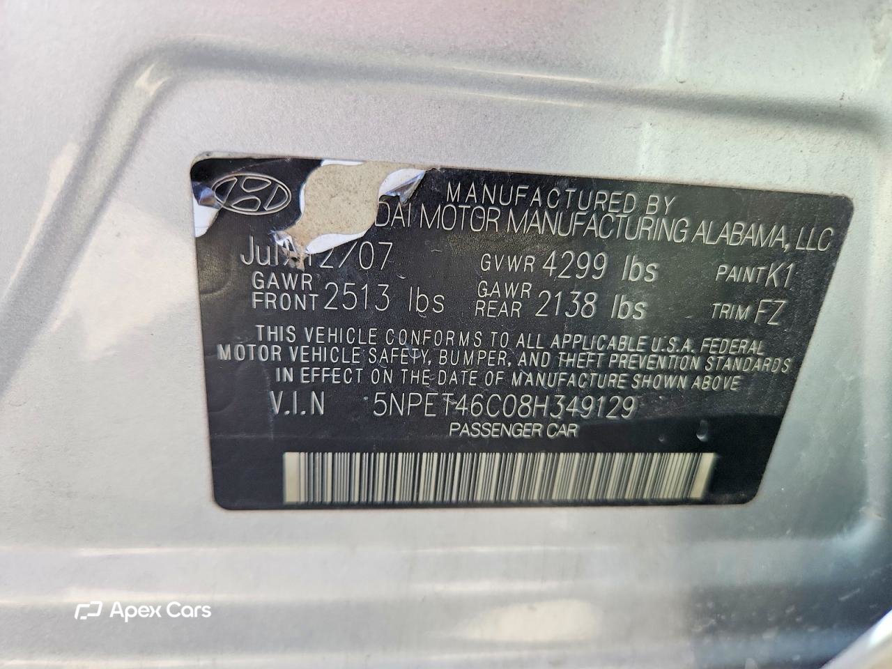 Hyundai Sonata 2008