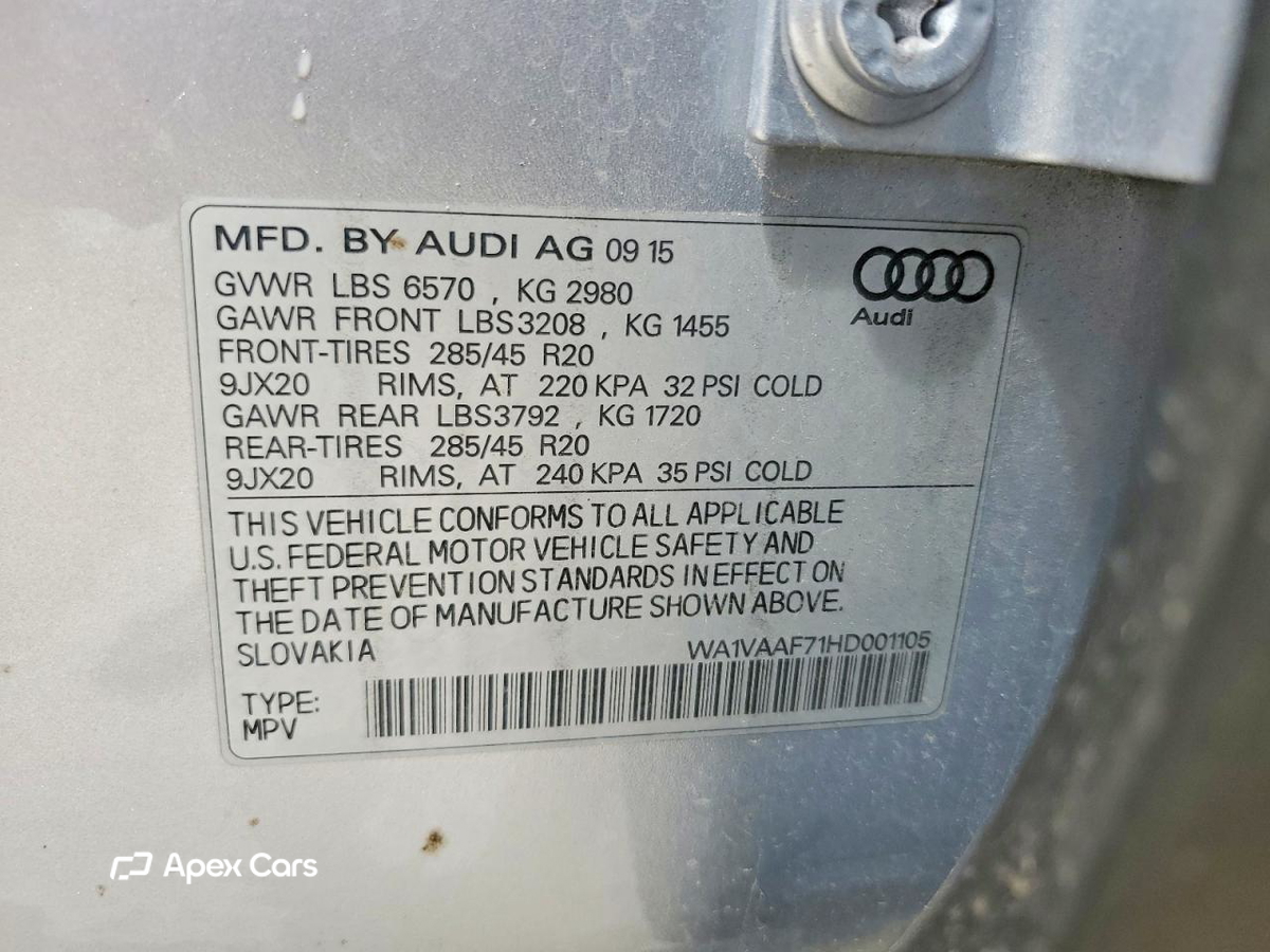 Audi Q7 2017