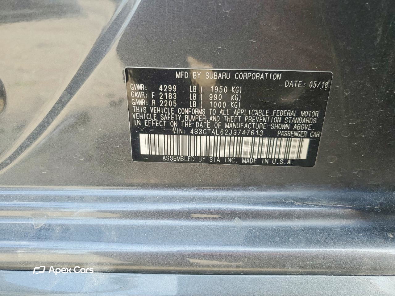 Subaru Impreza 2018