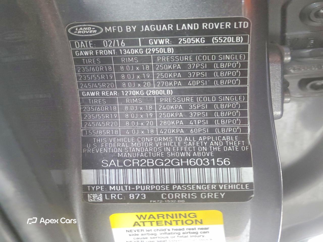 Land Rover Discovery 2016