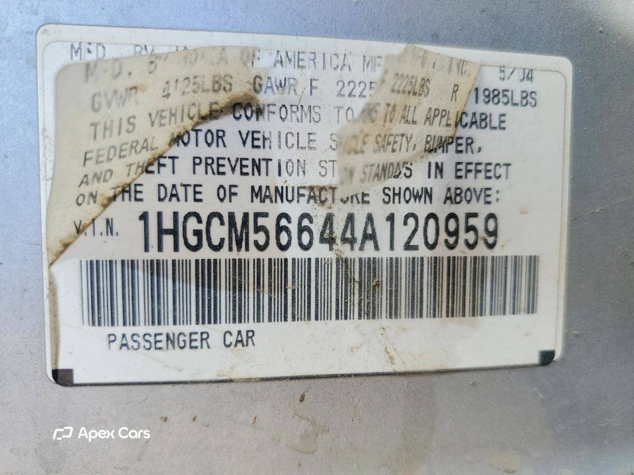 Honda Accord 2004