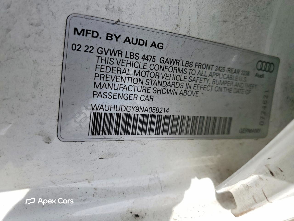 Audi A3 2022