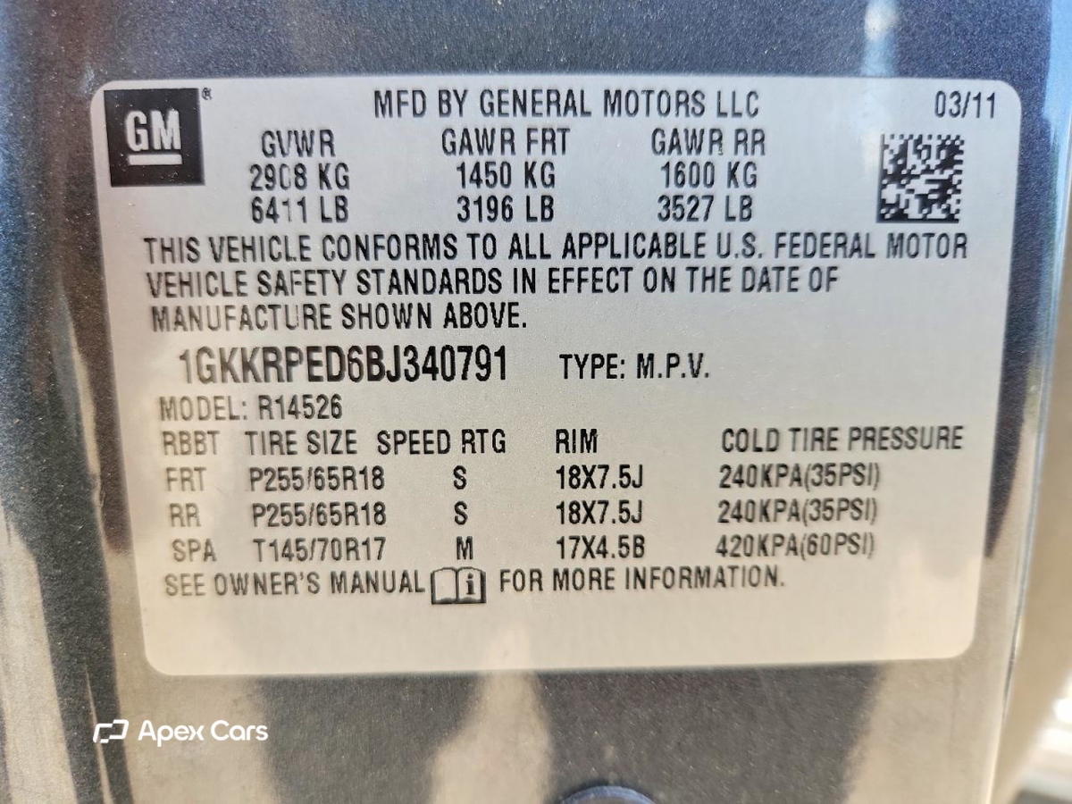 GMC Acadia 2011