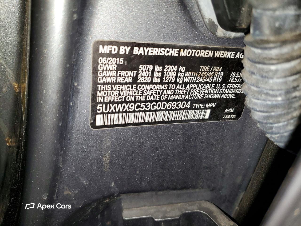 BMW X3 2016
