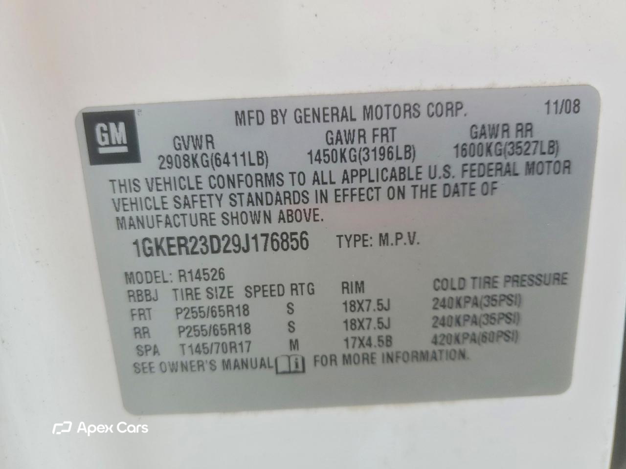 GMC Acadia 2009