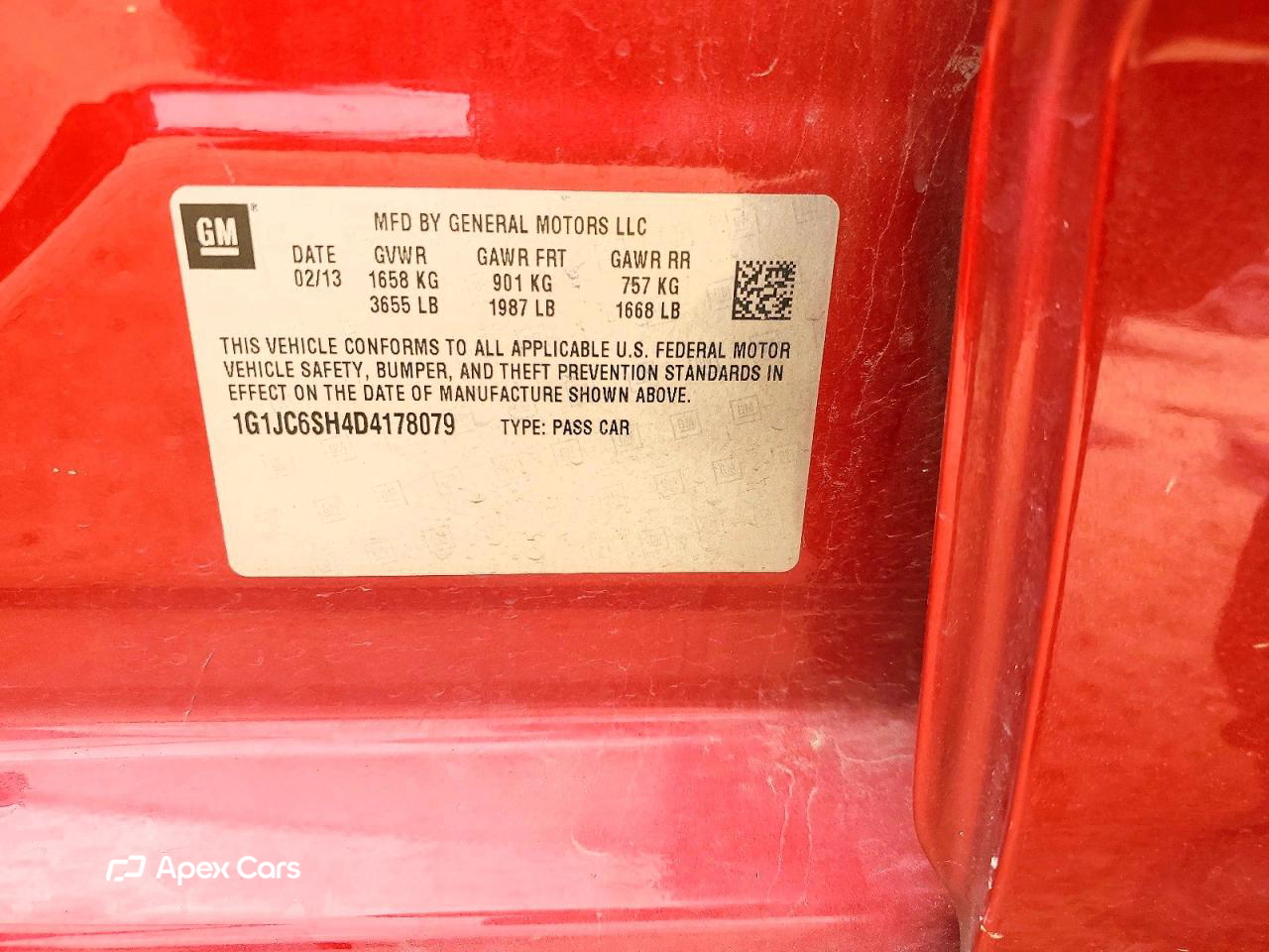 Chevrolet Sonic 2013