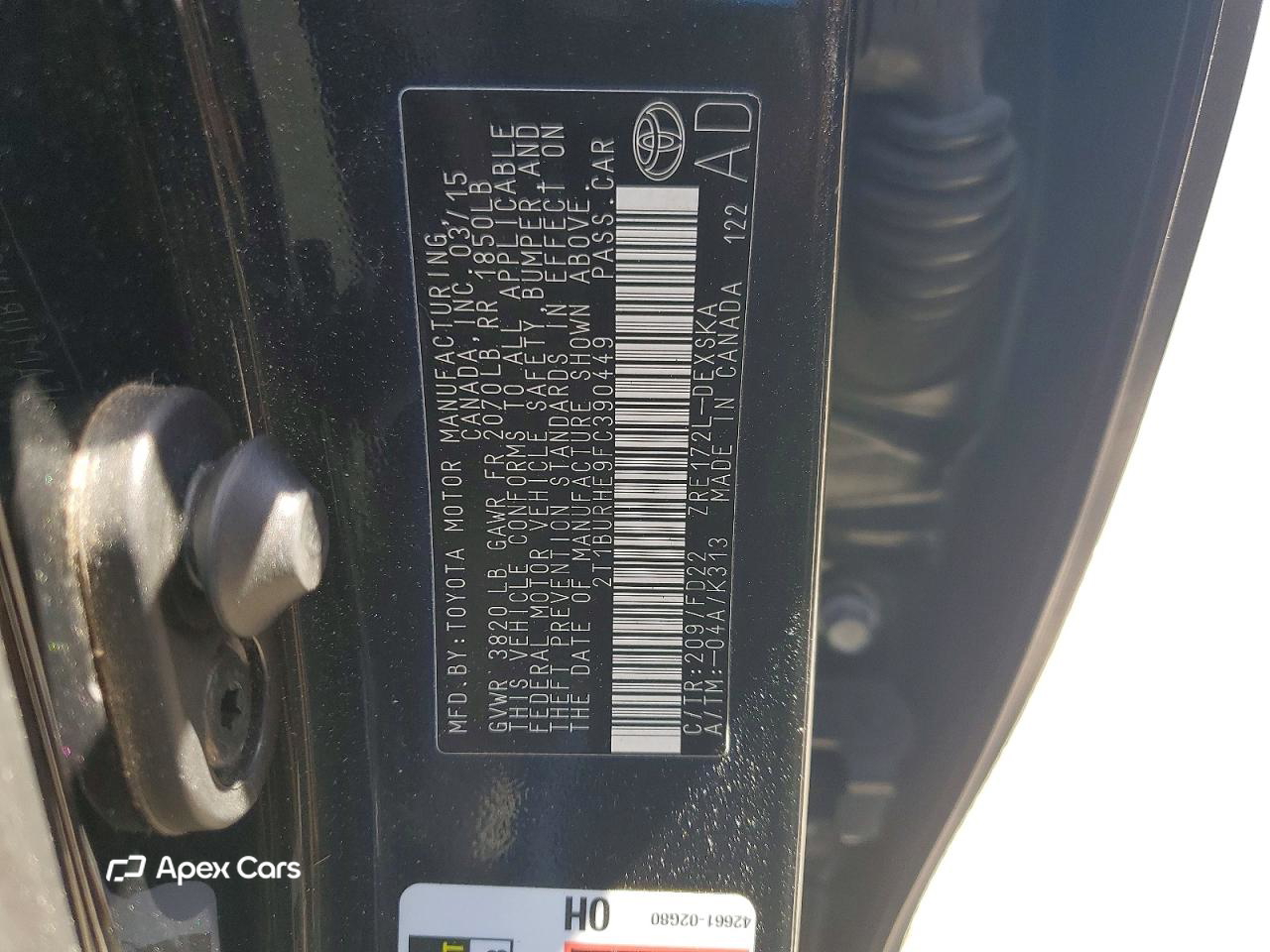Toyota Corolla 2015