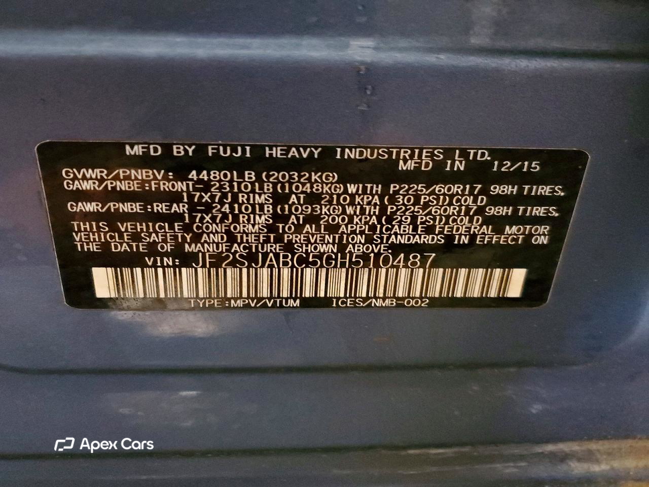 Subaru Forester 2016