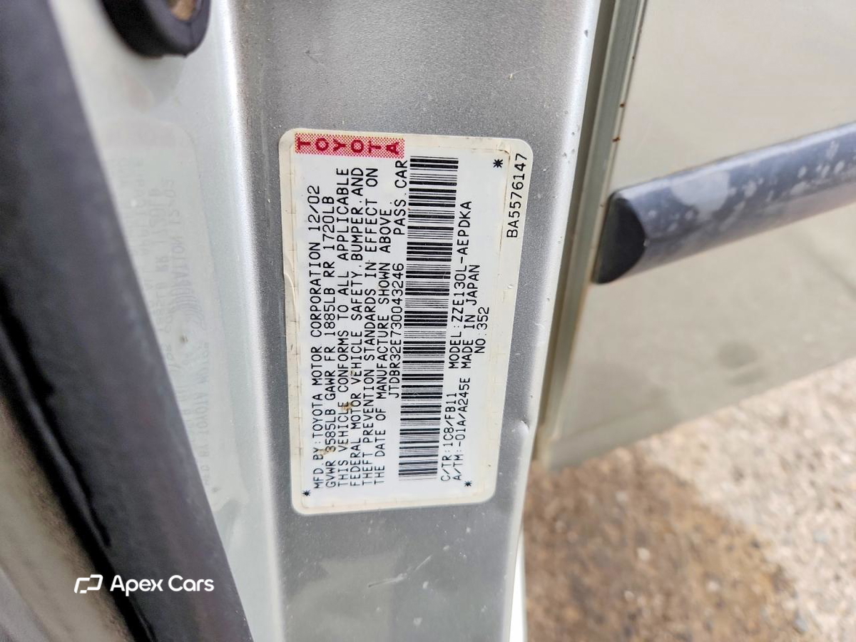 Toyota Corolla 2003