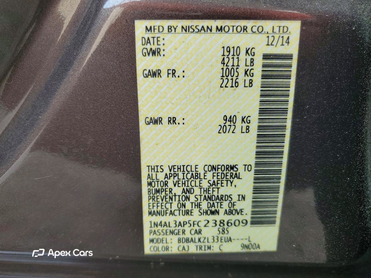 Nissan Altima 2015