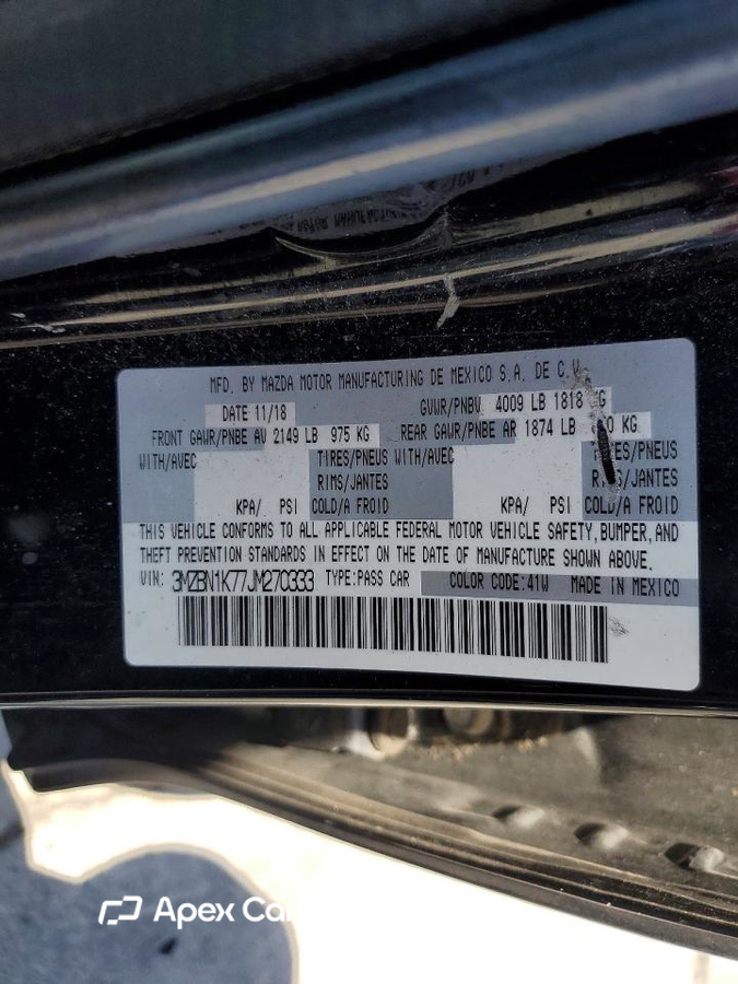 Mazda 3 2018