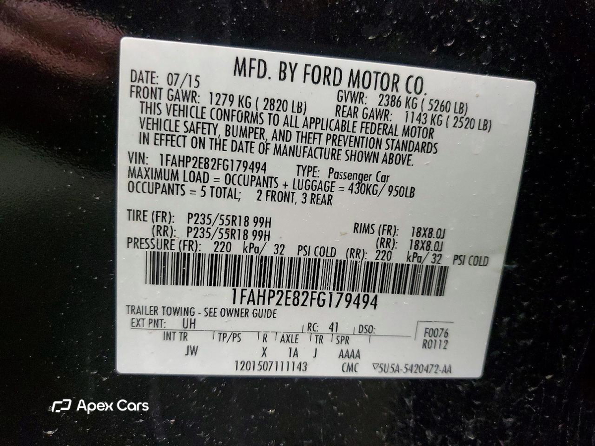 Ford Taurus 2015