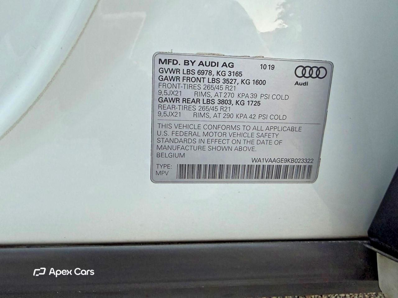 Audi e-tron 2019