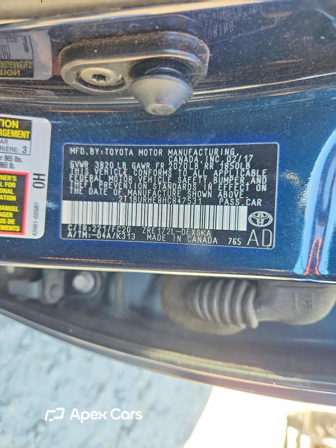 Toyota Corolla 2017