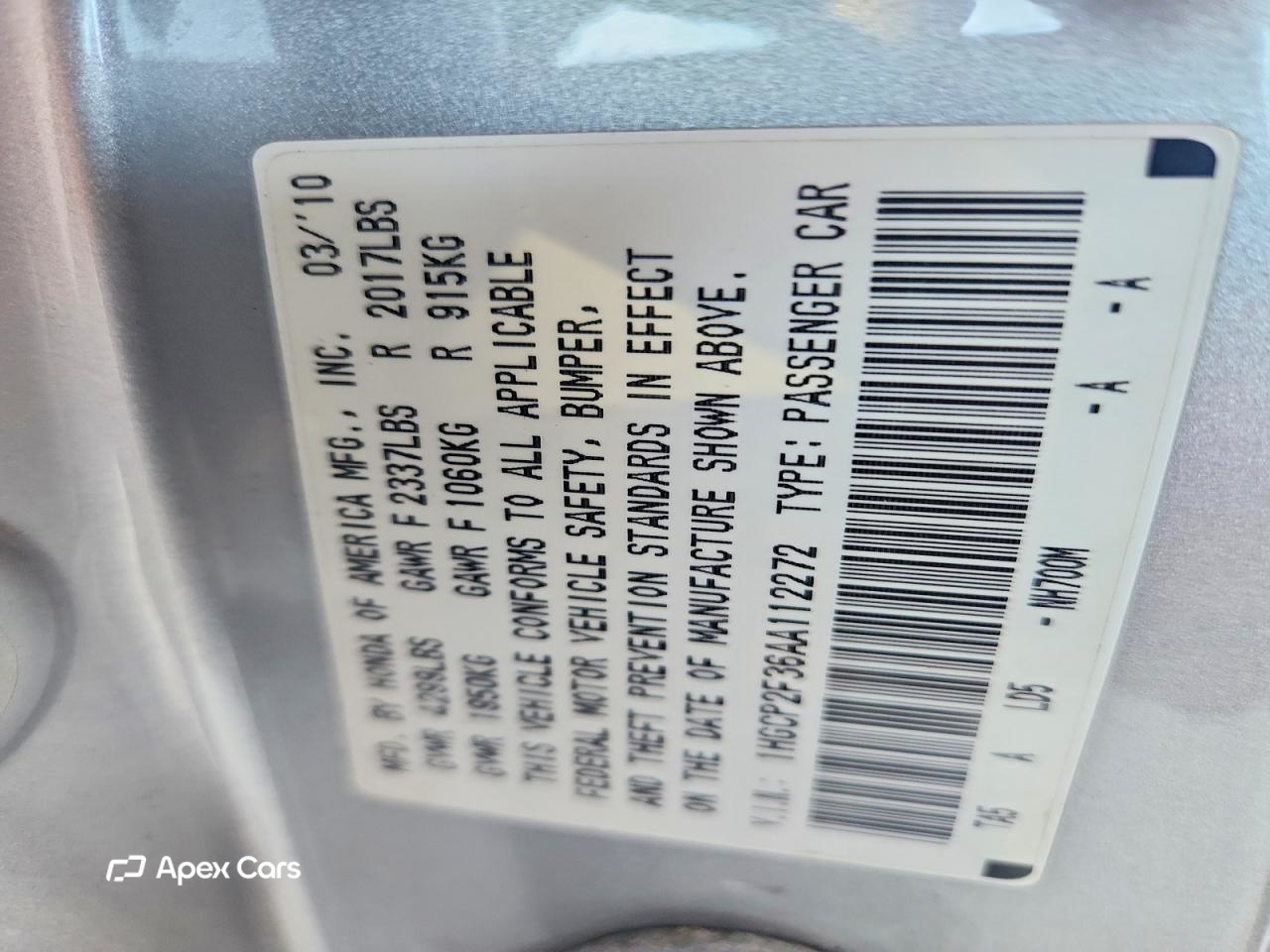 Honda Accord 2010