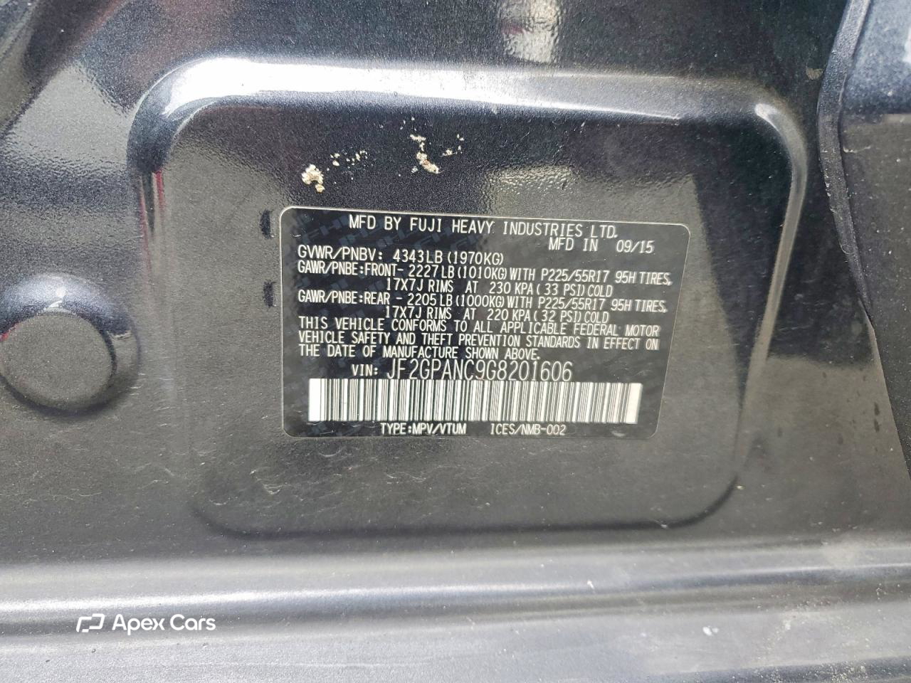 Subaru XV 2016
