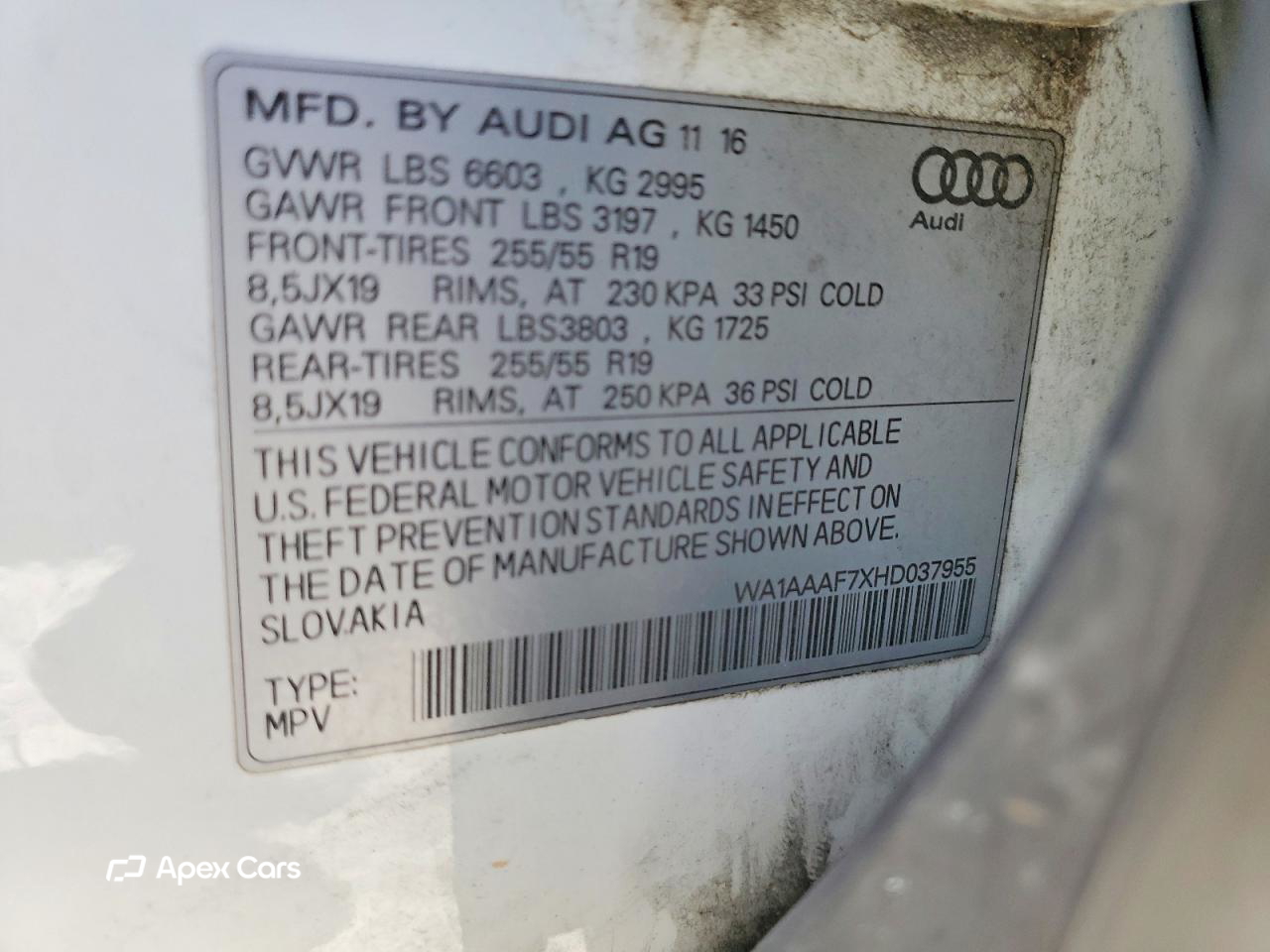Audi Q7 2017
