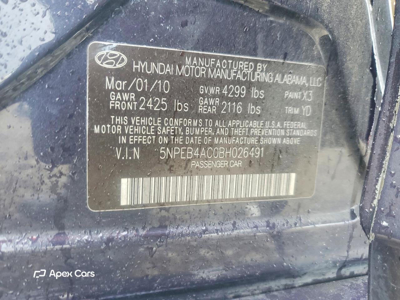 Hyundai Sonata 2011