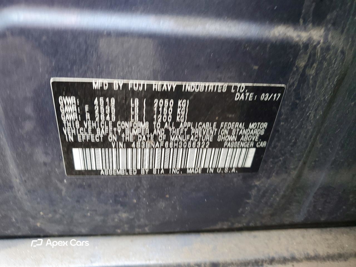 Subaru Legacy 2017