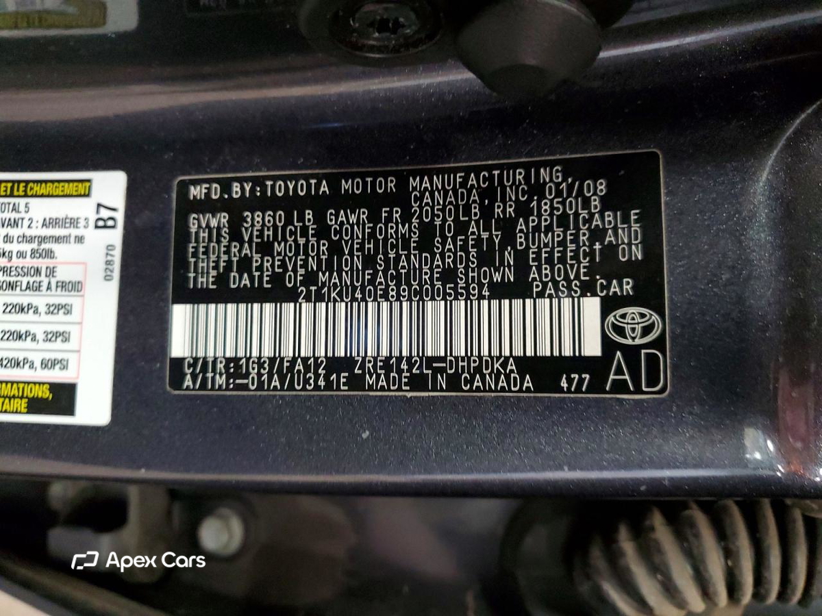 Toyota Matrix 2009