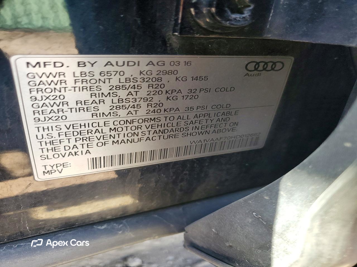 Audi Q7 2017