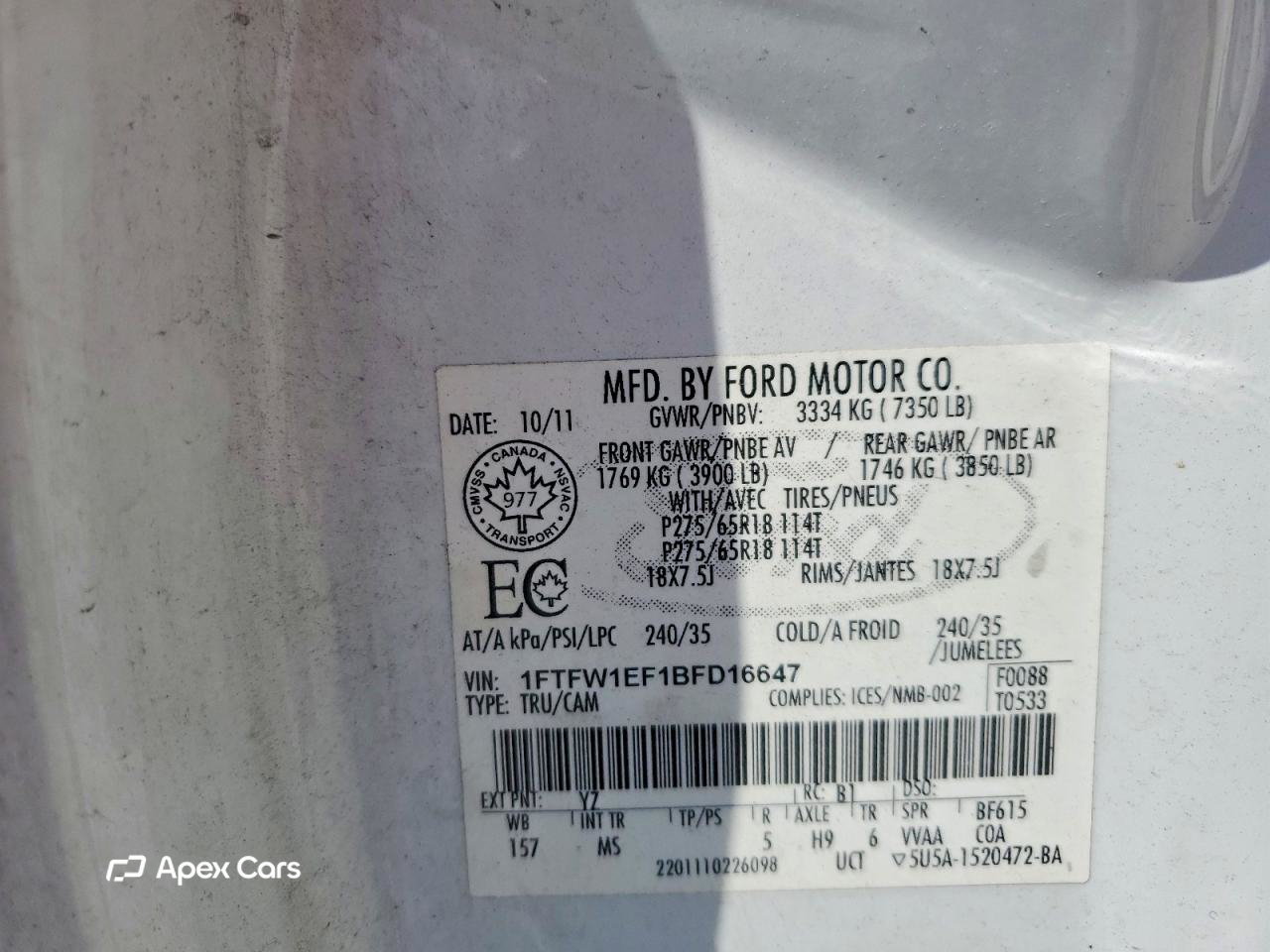 Ford F-150 2011