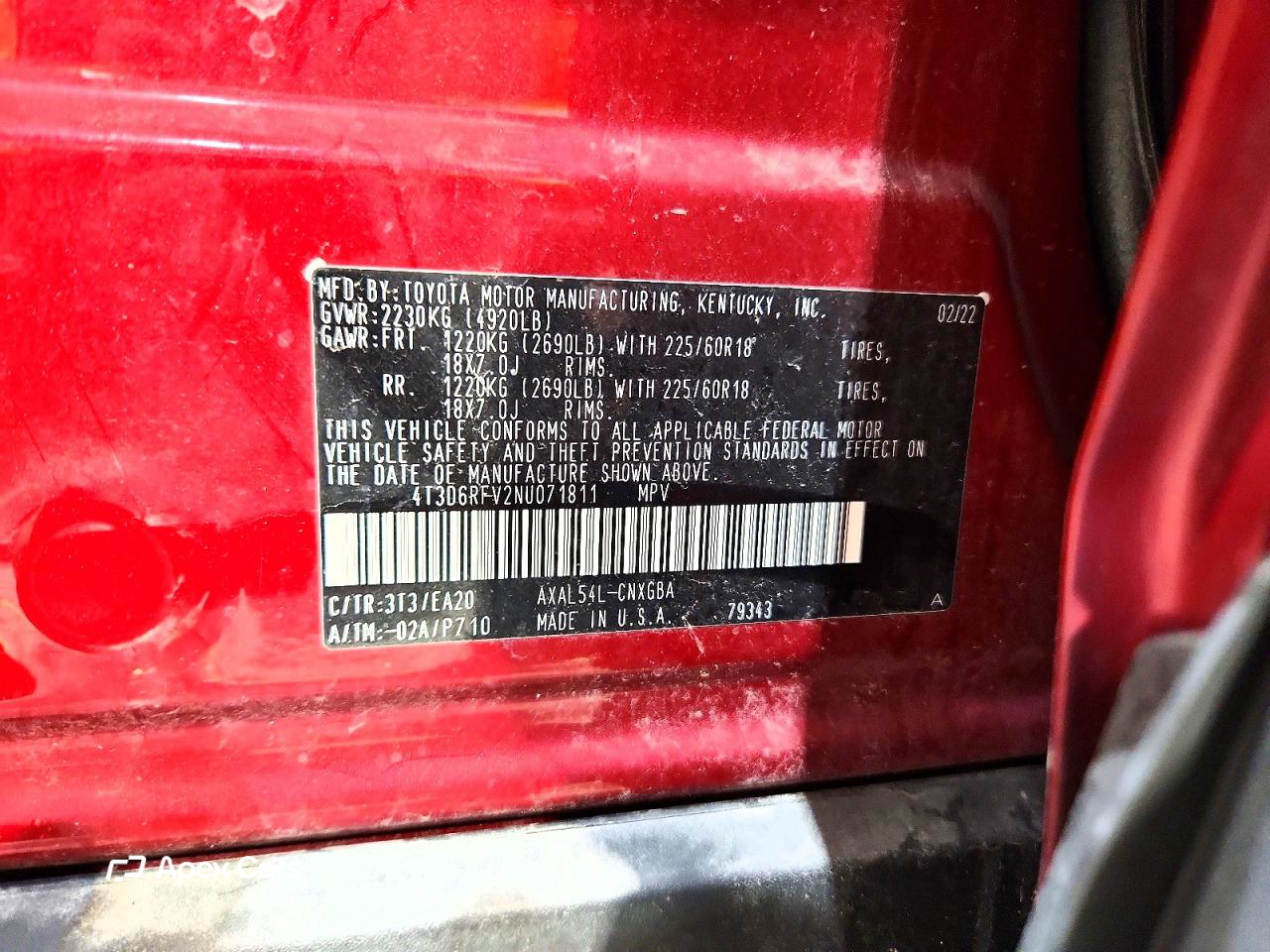 Toyota RAV 4 2022