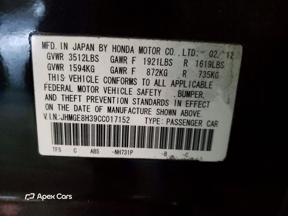 Honda Fit 2012