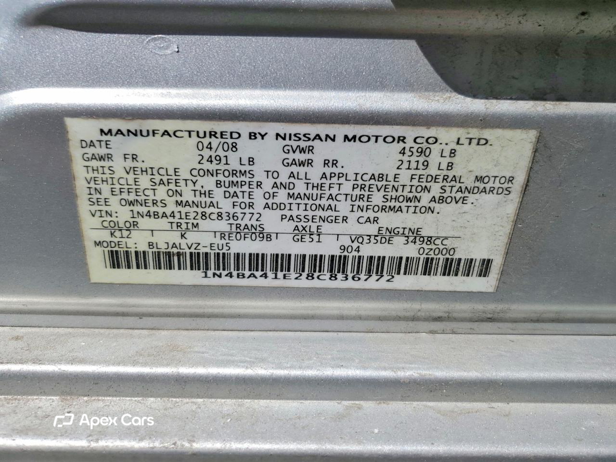 Nissan Maxima 2008